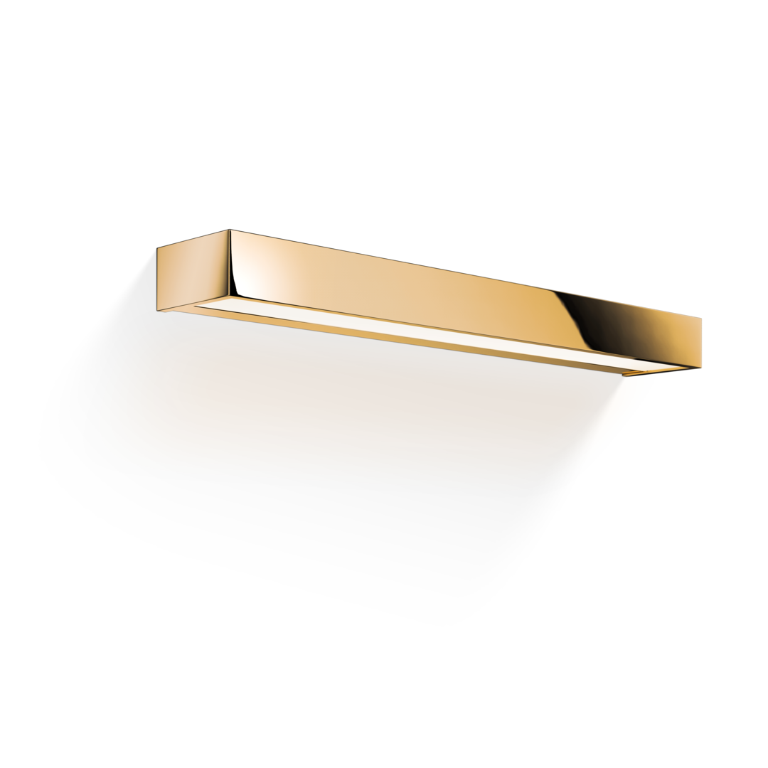 Hauch von Luxus im Badezimmer mit der Decor Walther Box 25 in Gold, erhältlich bei dasfeinebad, für warme und elegante Beleuchtung.