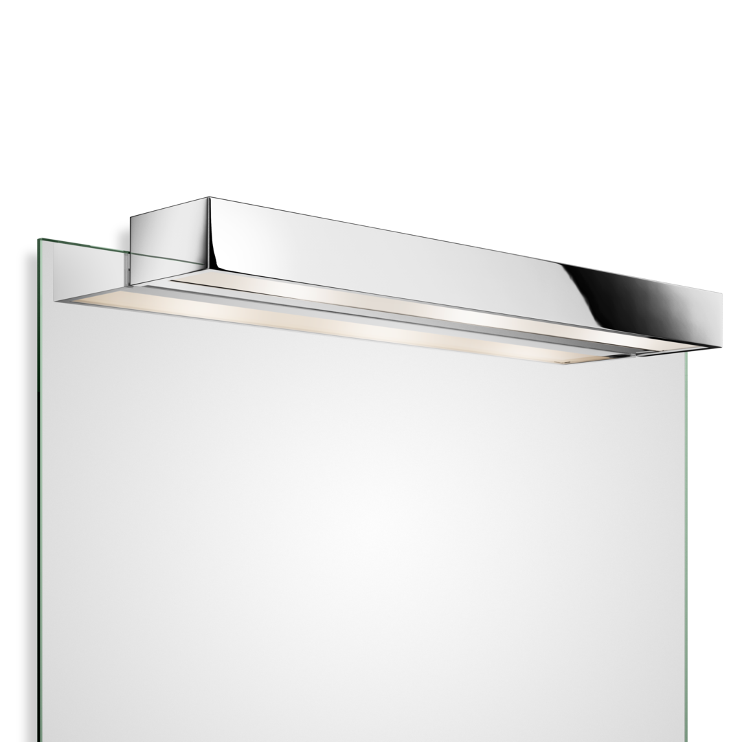 Erhellen Sie Ihr Badezimmer mit der Decor Walther Box 60 Chrom Spiegellampe, jetzt bei dasfeinebad – perfekt für eine breite und blendfreie Spiegelbeleuchtung.
