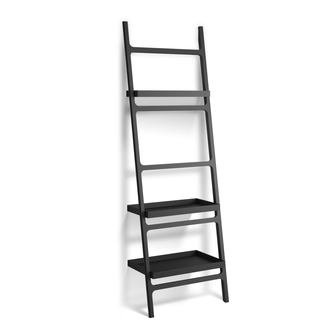 Wall-mounted towel ladder Black Stone HTLA