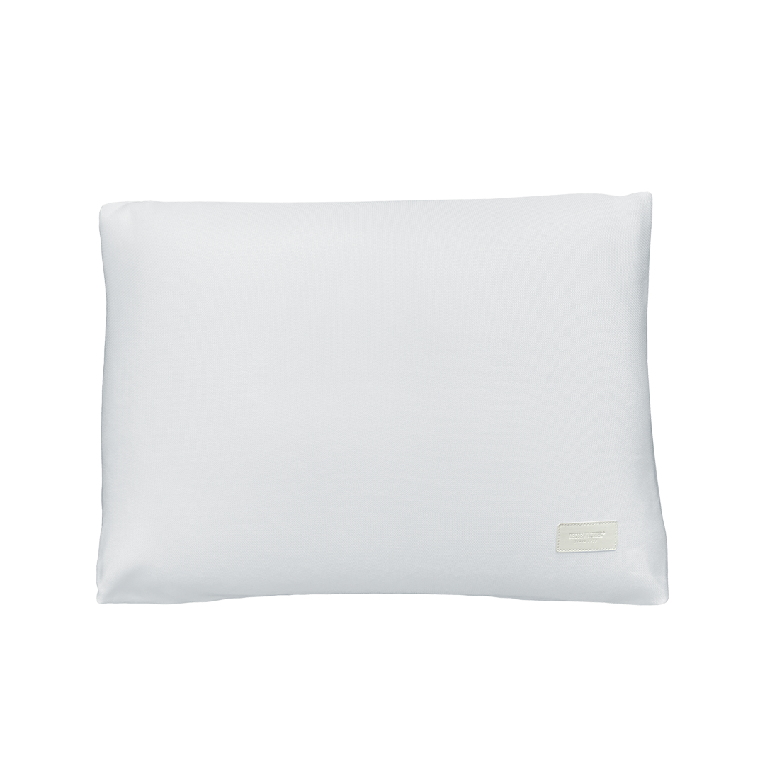 Weißes Wannenkissen Loft WK, aus schnell trocknendem Nylon, 55x70x20cm, pflegeleicht, ideal für entspannende Bademomente und elegantes Badezimmerdesign.