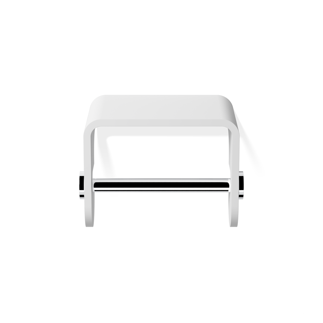 Toilet paper holder with shelf Stone TPH 4
