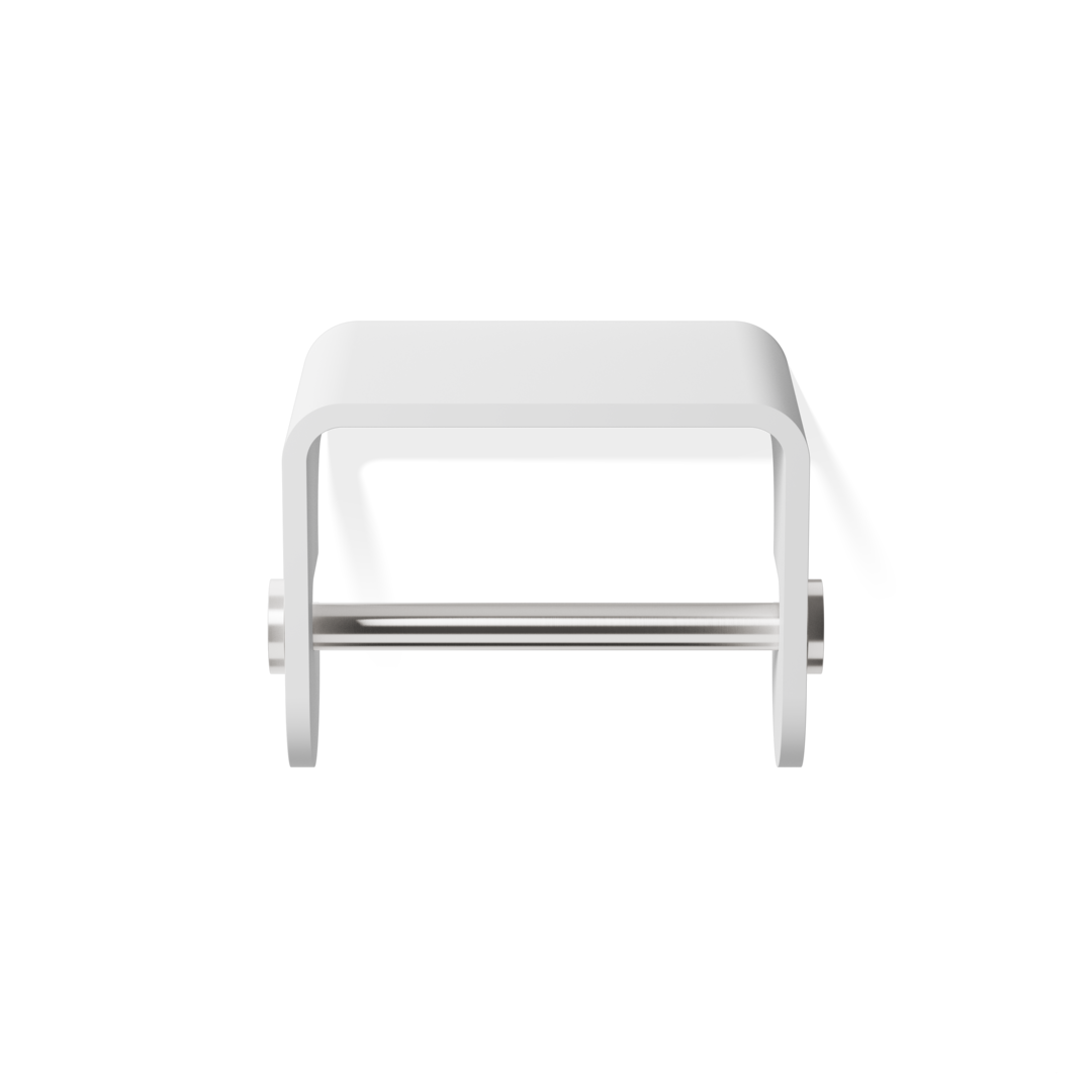 Toilet paper holder with shelf Stone TPH 4
