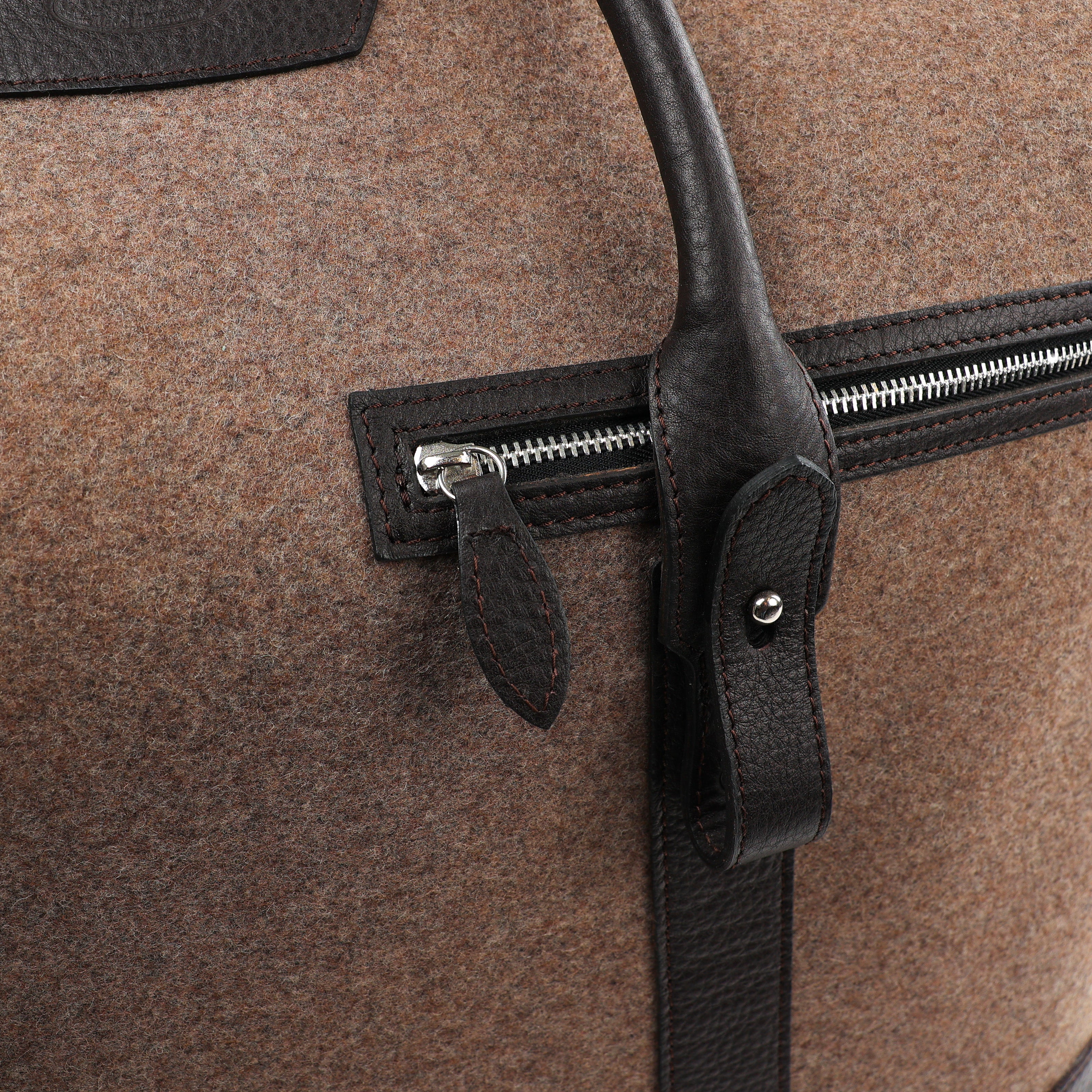 Bolsa de viaje de piel Weekender XL