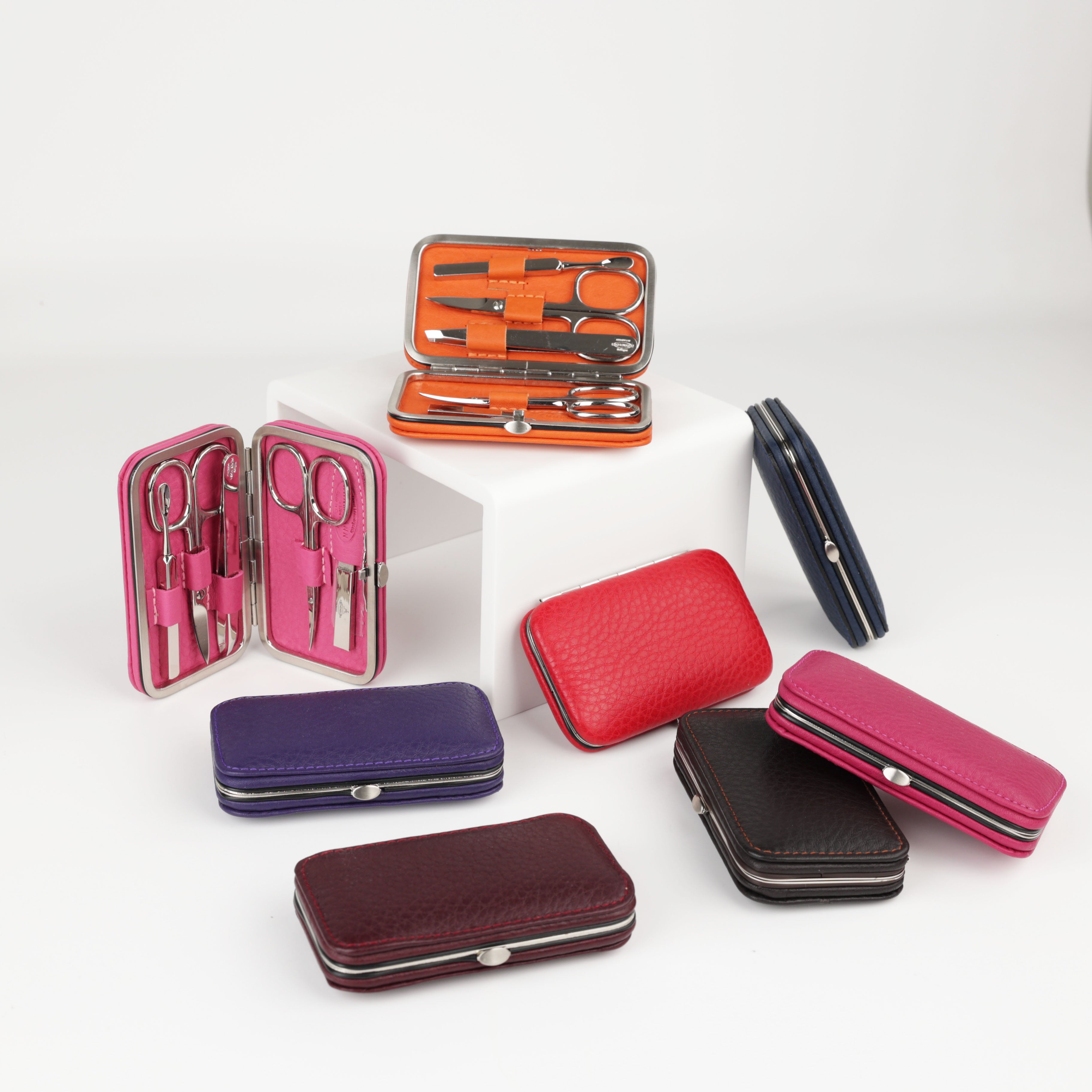 Small Manicure Case 5-Piece - Frame (M) - Dark Brown