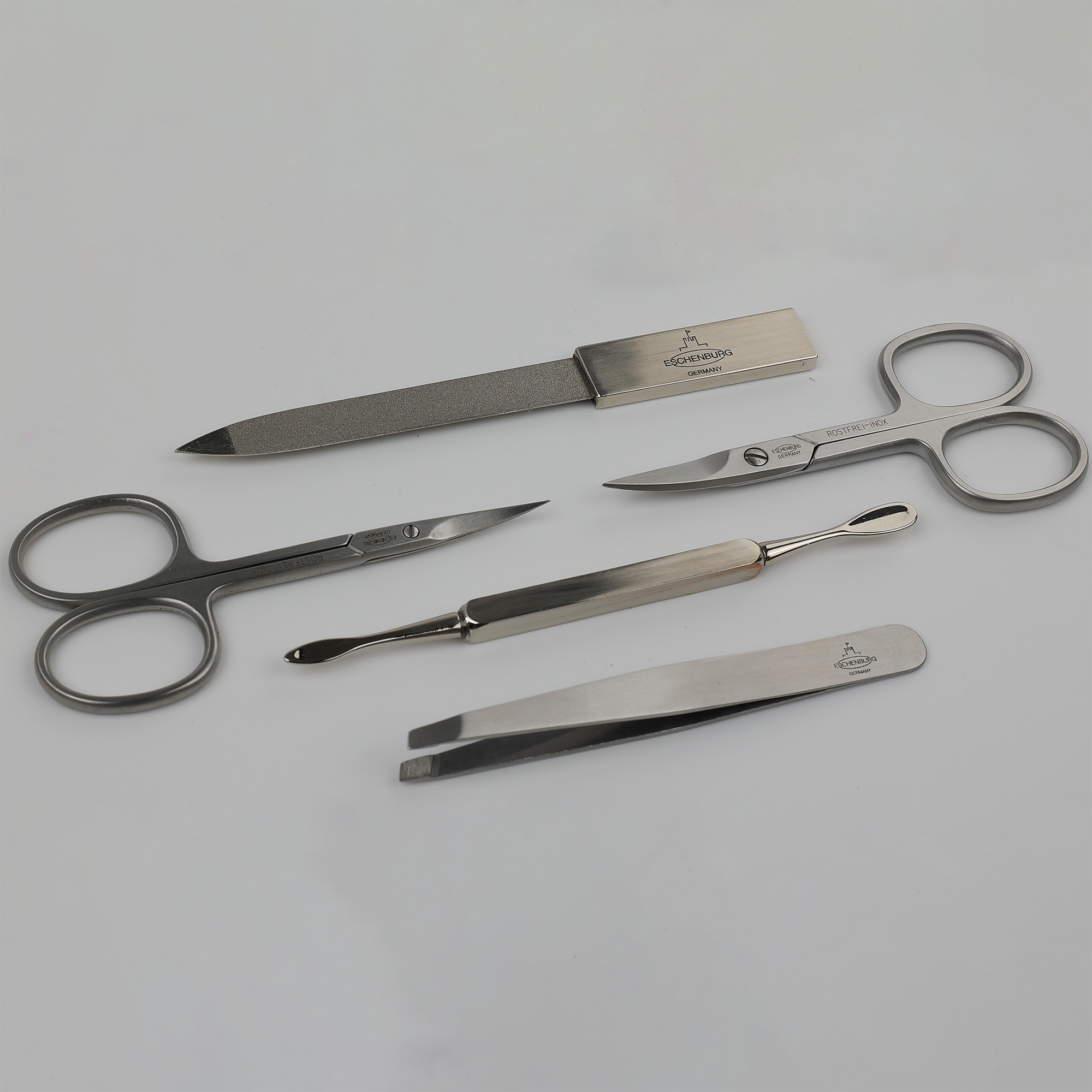 Großes Maniküre Etui 5-Teilig - Frame (L) - türkis