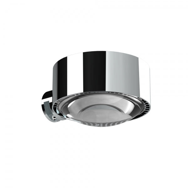 Chromfarbene Spiegelleuchte PUK Maxx Fix mit 12 Watt, warmweißem, dimmbarem Licht. Ideal für optimale Spiegelbeleuchtung im Badezimmer.