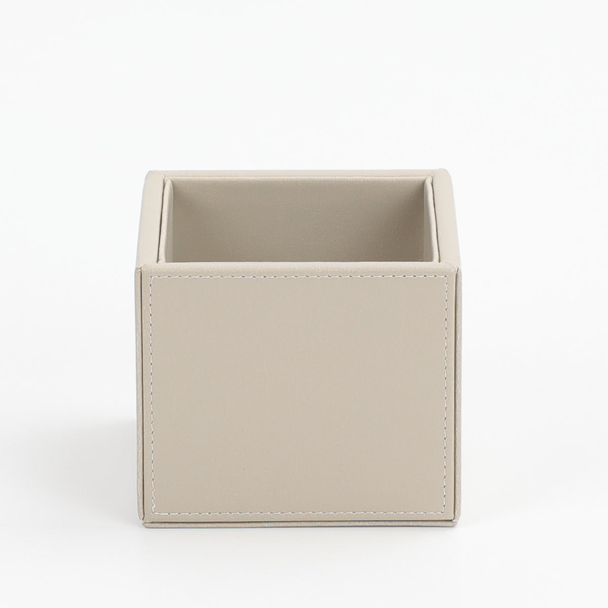 Decor Walther Brownie UB Utensilienbehälter veganes Kunstleder Sandbeige Mehrzweckdose