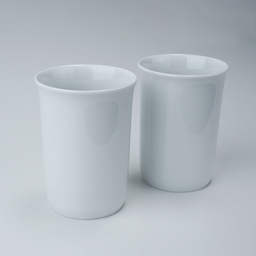 Zahnputzbecher Set aus feinem Porzellan DW 609