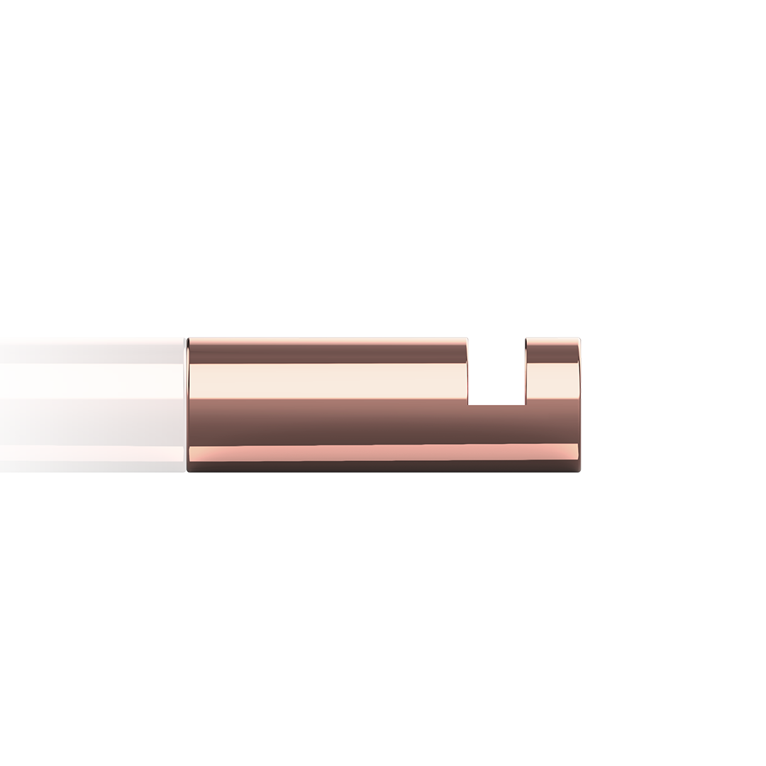 Wandhaken MK HAK1 in Roségold – zart schimmerndes Accessoire für besondere Badkonzepte