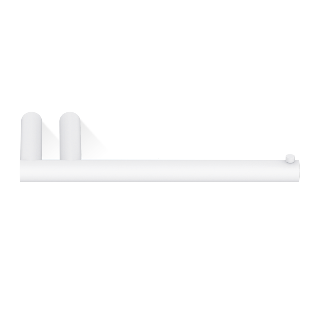 Papierhalter MK TPH1 in Weiß matt – modernes, zurückhaltendes Design aus der Mikado-Serie