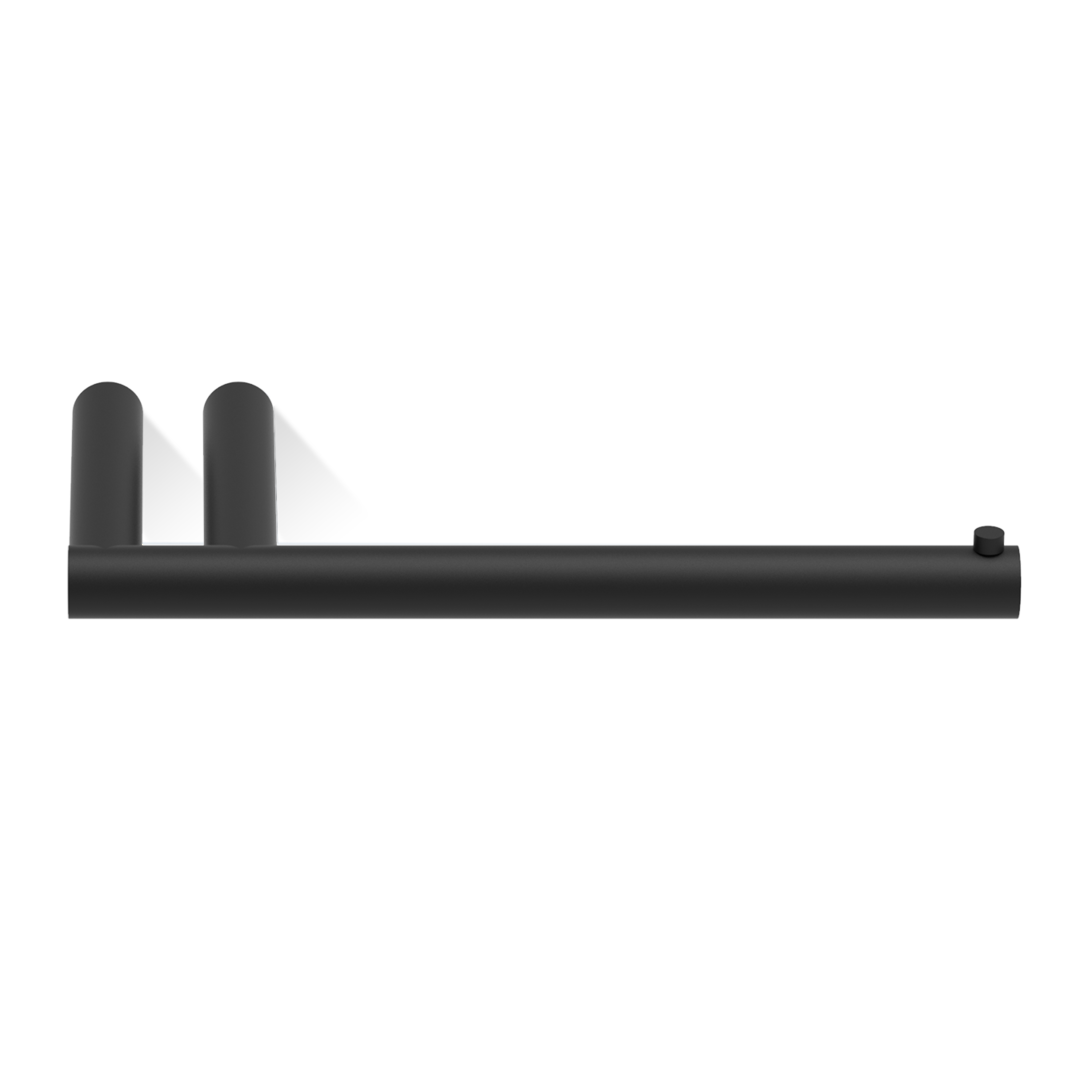 Toilettenrollenhalter MK TPH1 in Schwarz matt – klare Linien und moderne Zurückhaltung