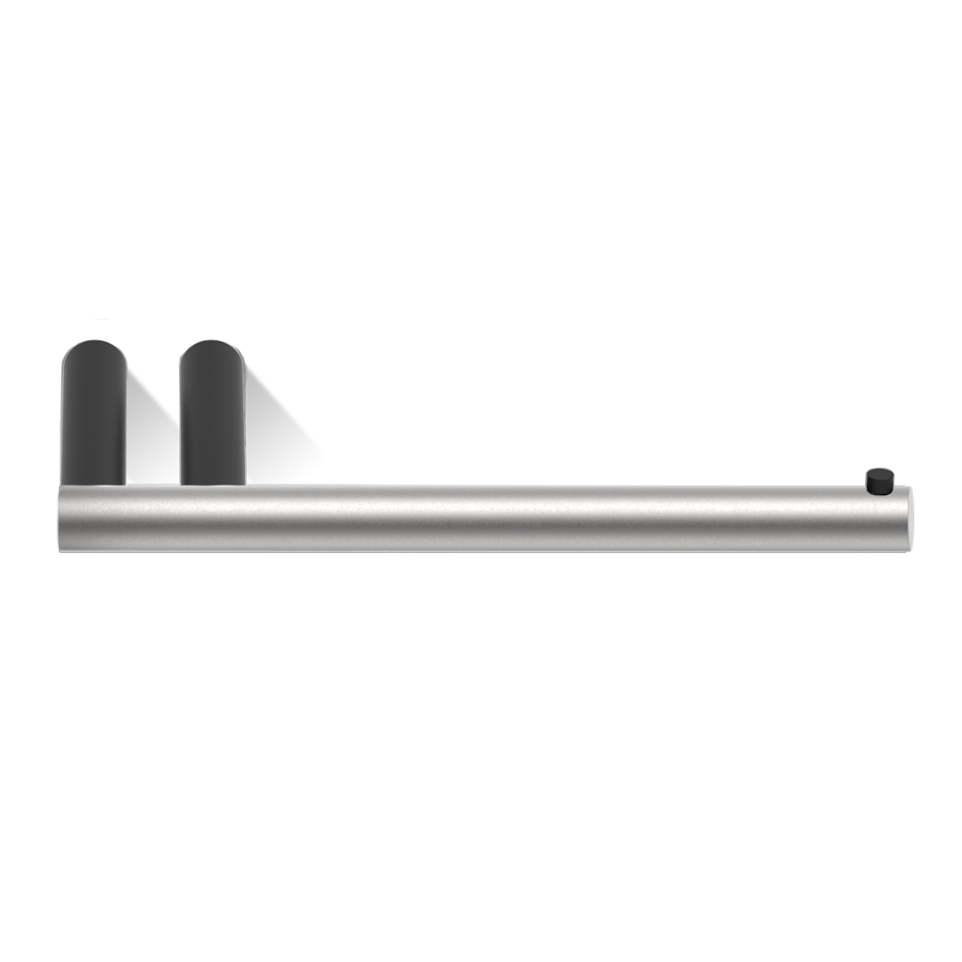 Wandhalter MK TPH1 in Edelstahl Schwarz matt – modernes Accessoire mit minimalistischer Ästhetik
