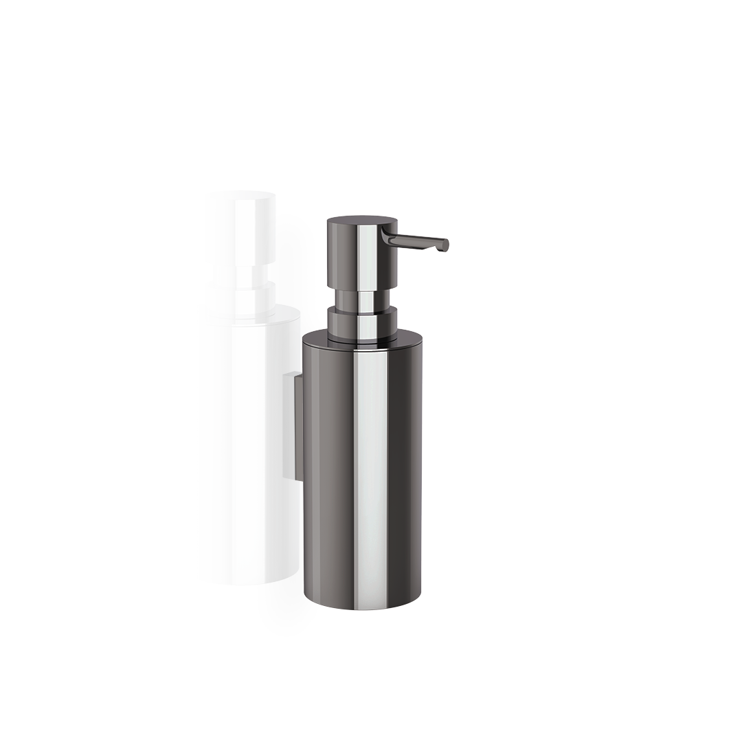 MK WSP Seifenspender zur Wandmontage in Schwarz Chrom poliert PVD – luxuriös und modern