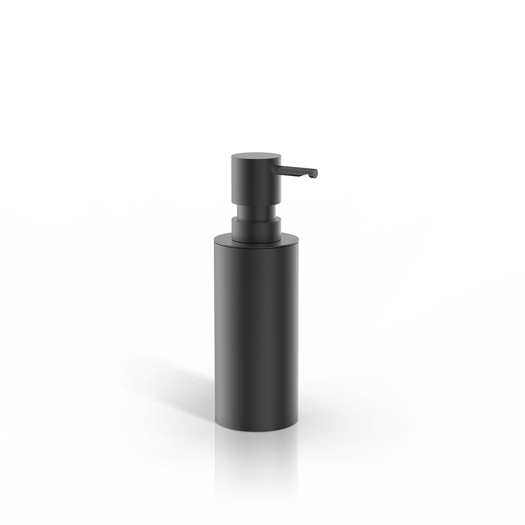 Seifenspender MK SSP in Schwarz matt – klare Formensprache trifft auf funktionale Eleganz