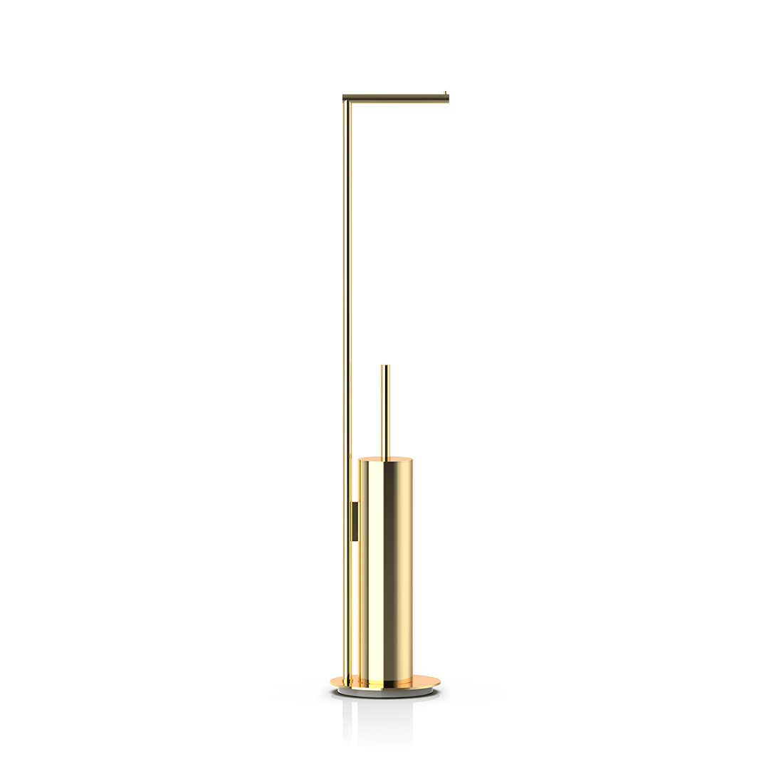 Edle WC-Bürstengarnitur MK SBK in Gold – modernes Badaccessoire aus der Mikado-Kollektion von Decor Walther