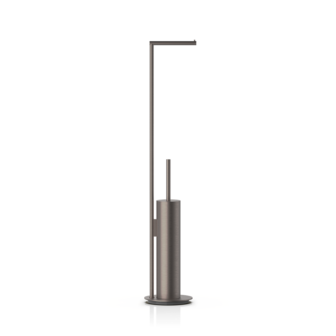 Moderne WC-Bürste mit Papierhalter MK SBK in Dark metal matt – puristisch und elegant