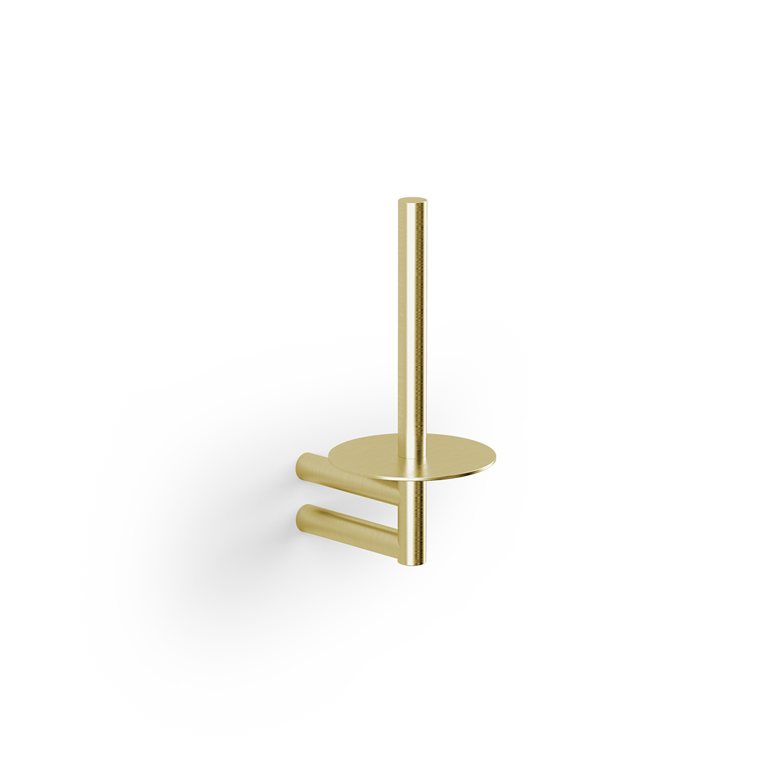 Toilettenpapierhalter MK ERH in mattem Messing – warmer Glanz trifft fernöstliche Klarheit