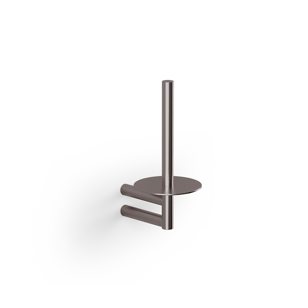 WC-Halter MK ERH in Dark metal matt – stilvolles Understatement mit klarer Linienführung