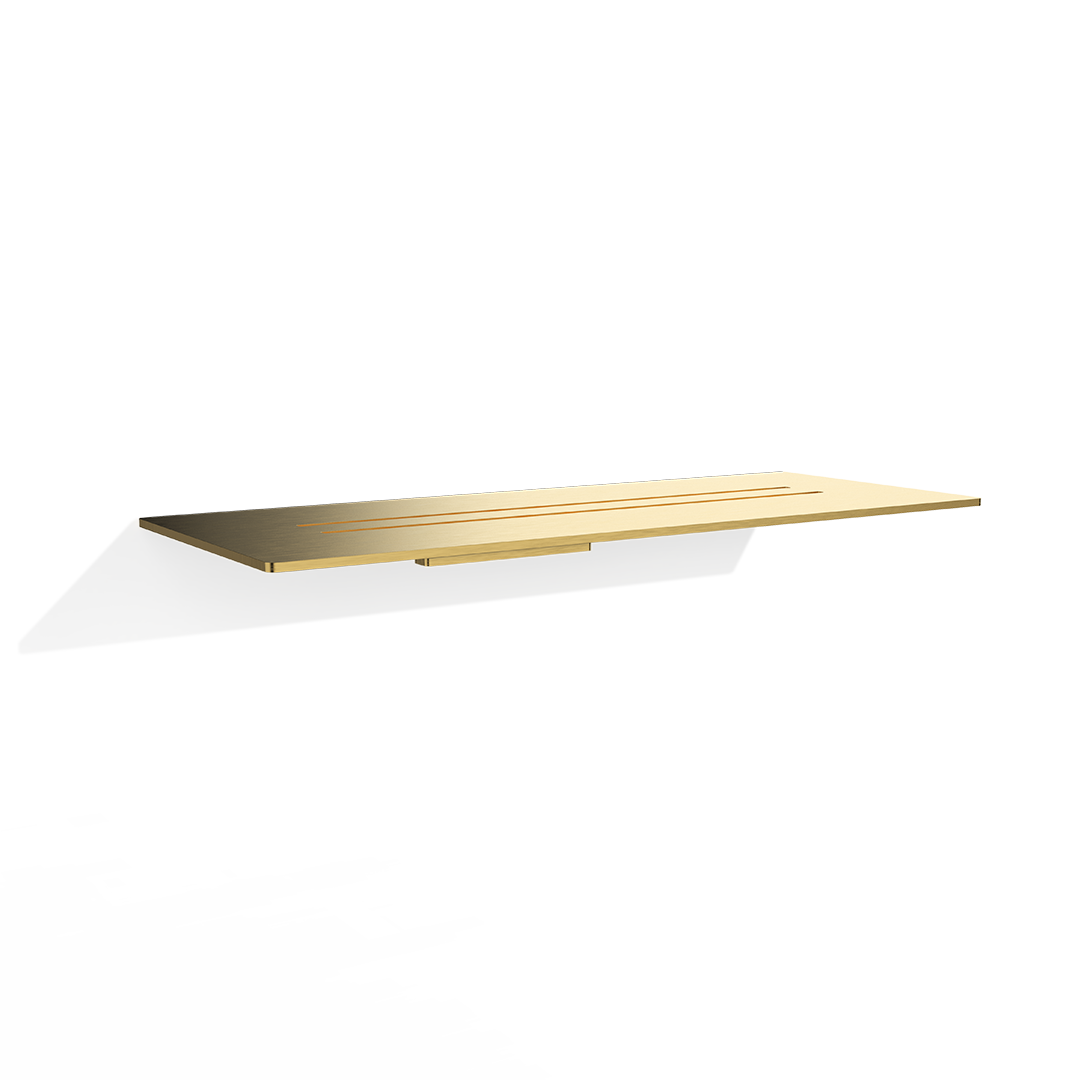 MK DA Wandablage in mattiertem 24-Karat-Gold – dezenter Luxus im japanisch inspirierten Stil