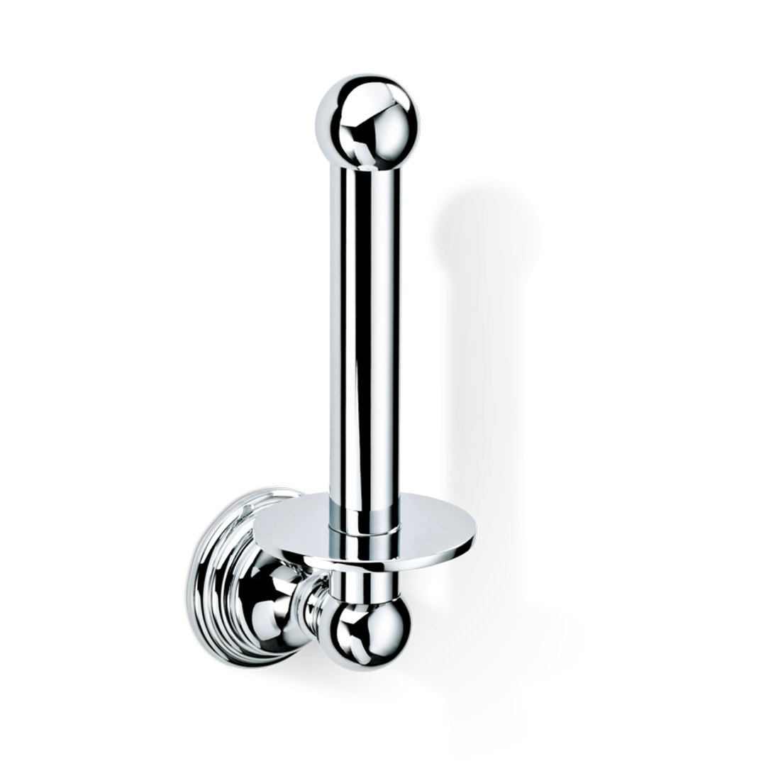 Klassischer Ersatzrollenhalter CL ERH in Chrom – elegante Wandhalterung für WC-Ersatzrollen aus der zeitlosen Decor Walther Classic Kollektion.