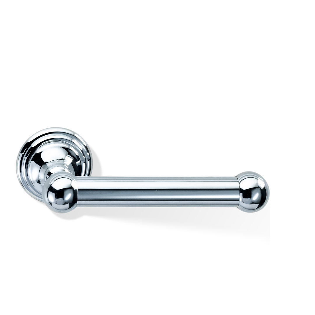 Klassischer Toilettenpapierhalter CL TPH1 in Chrom – eleganter Wandhalter mit geradem Arm und sanften Rundungen im zeitlosen Decor Walther Design.