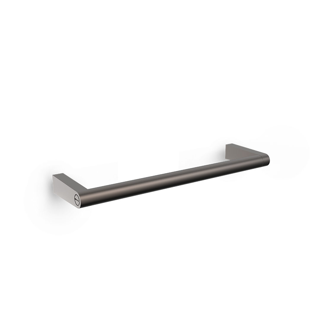 Decor-Walther SOHO HTE Handtuchstange 30 cm aus massivem Messing in Dark Metal matt PVD mit hochwertiger Oberflächenveredelung, Artikelnummer: 0680559