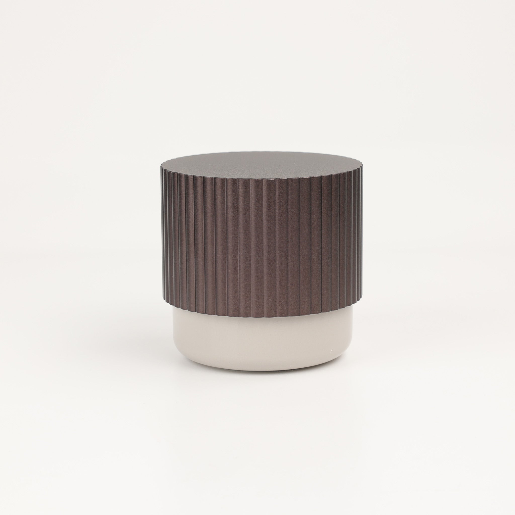 Luxuriöse Aufbewahrungsbox aus Aluminium und Porzellan mit Deckel, perfekt für Schmuck und Badezimmeraccessoires, Decor Walther OF.LINE