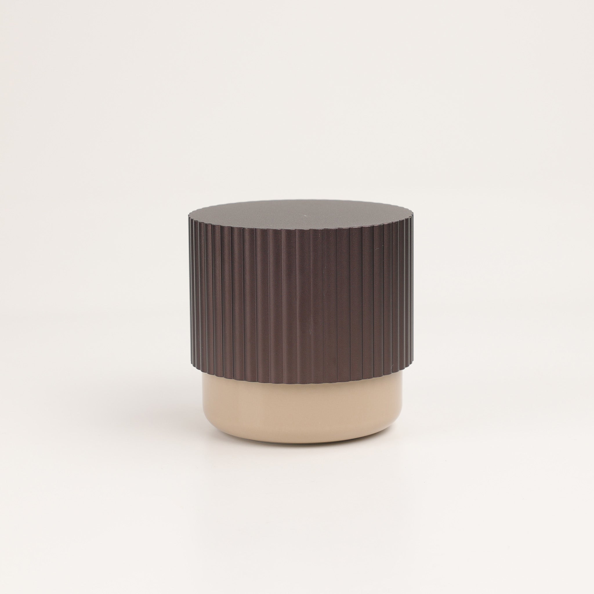 Elegante Schmuckaufbewahrung aus Aluminium und Porzellan, vielseitig einsetzbarer Behälter für Utensilien, Decor Walther OF.LINE