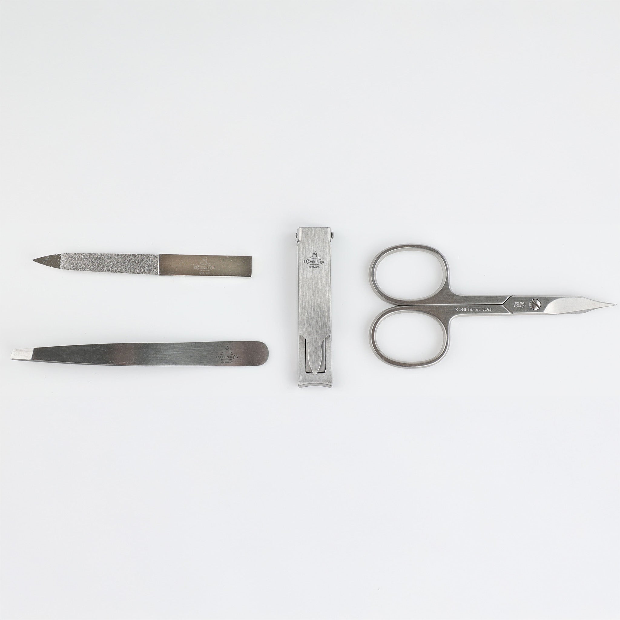 Small manicure set - Flap (S) INOX - dark blue/coxorange