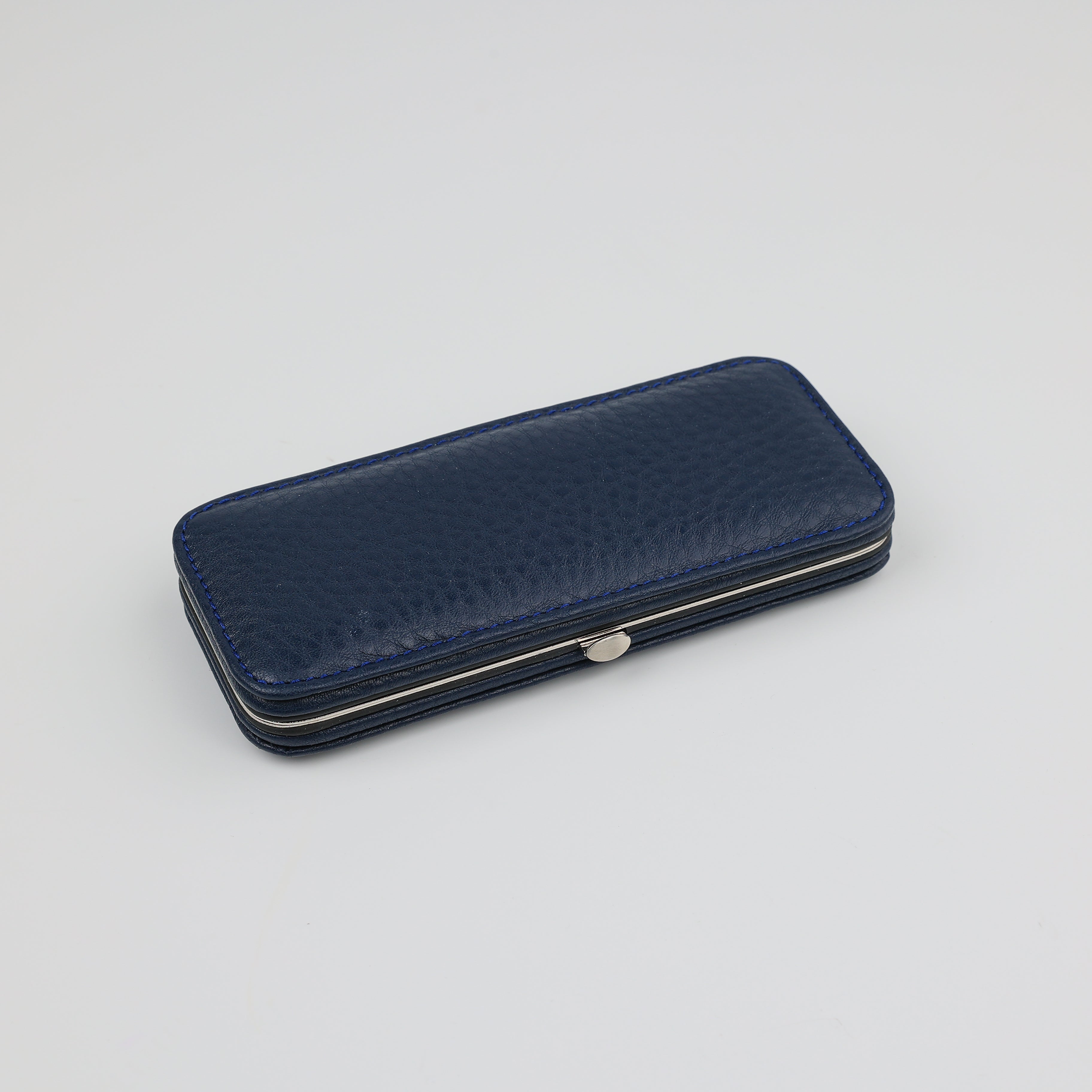 Großes Maniküre Etui 5-Teilig - Frame (L) - dunkelblau