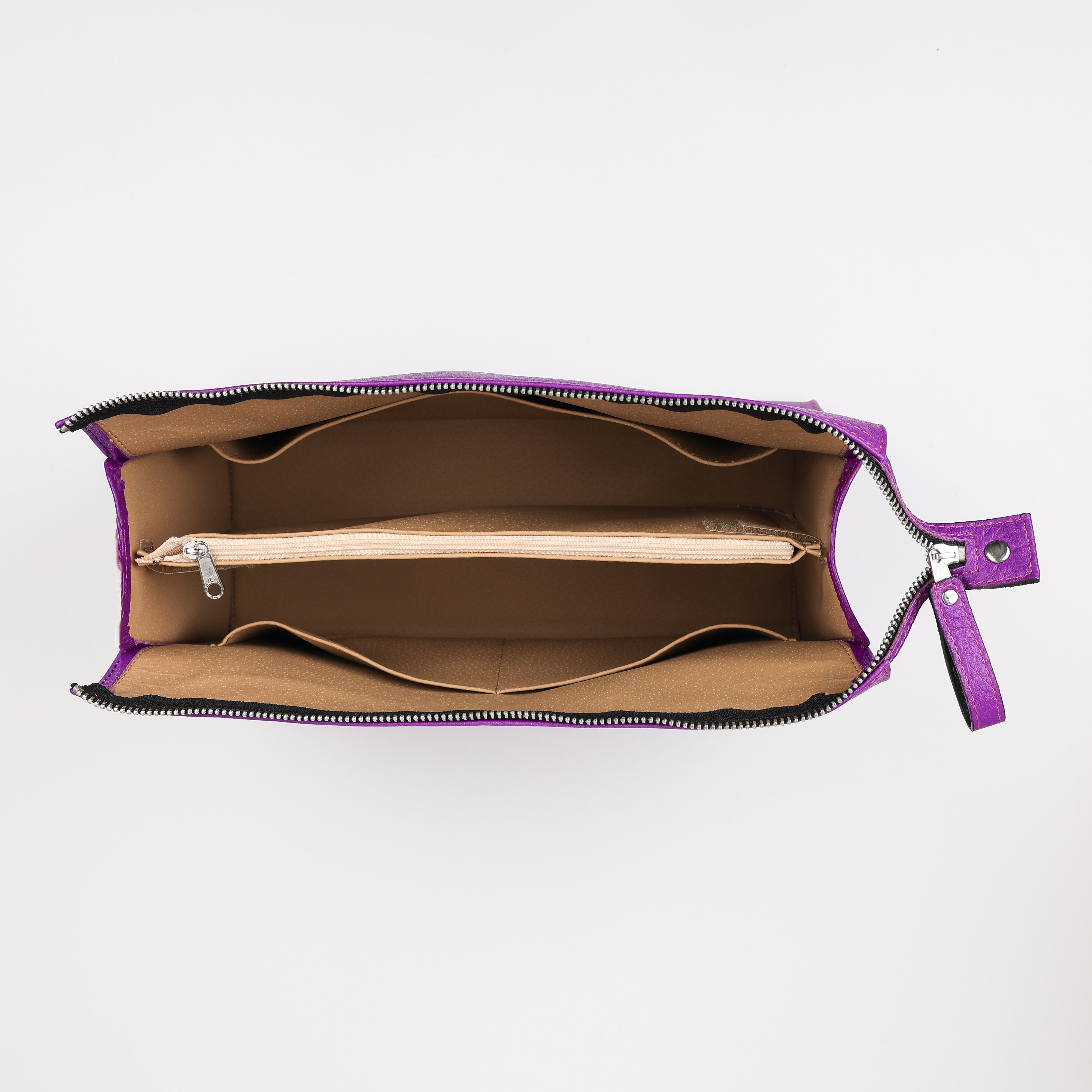 Triangle toiletry bag (L) - orchidee