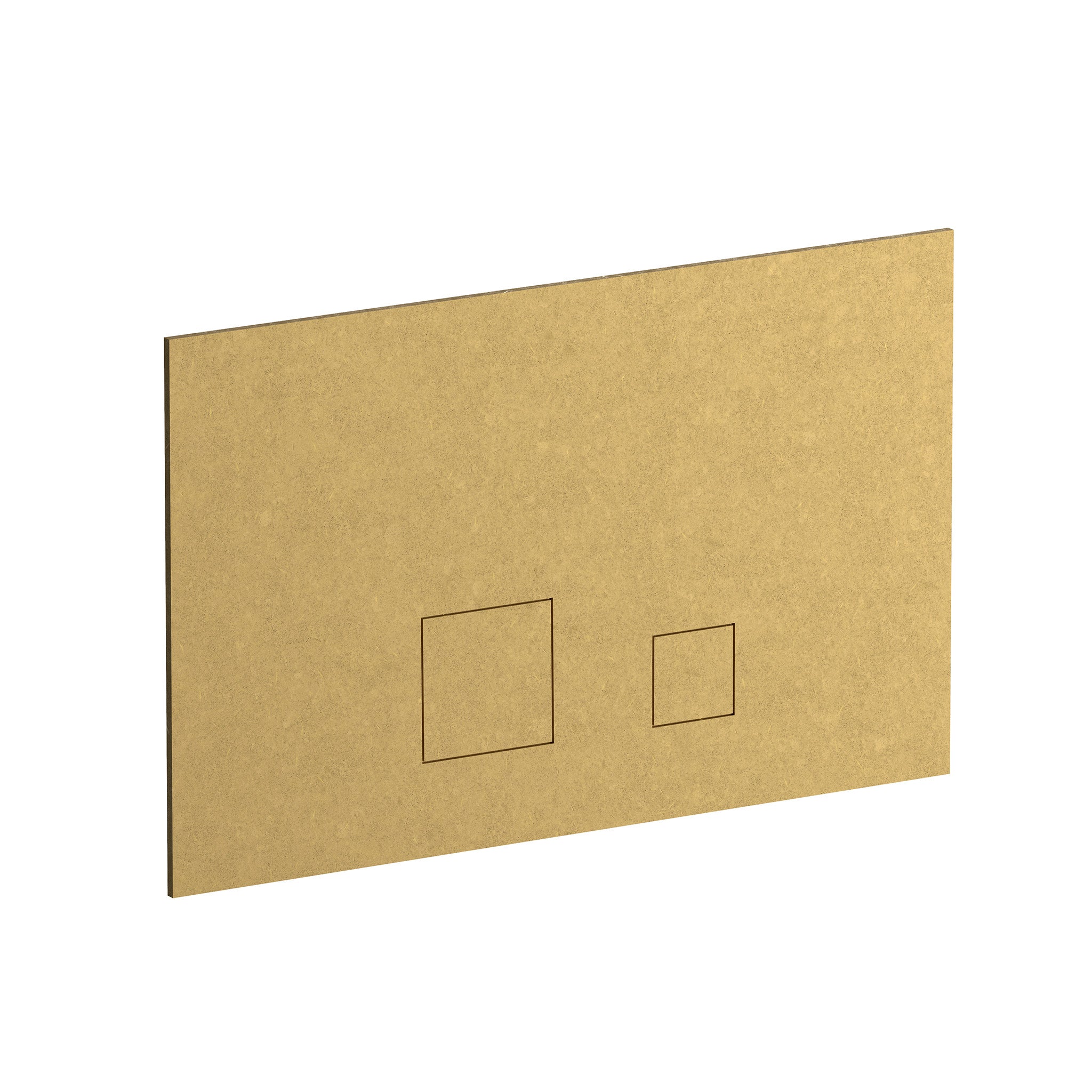 Messingfarbene WC-Betätigungsplatte mit geometrischen Tasten für Geberit Sigma, Artikelnummer: 91Q78403