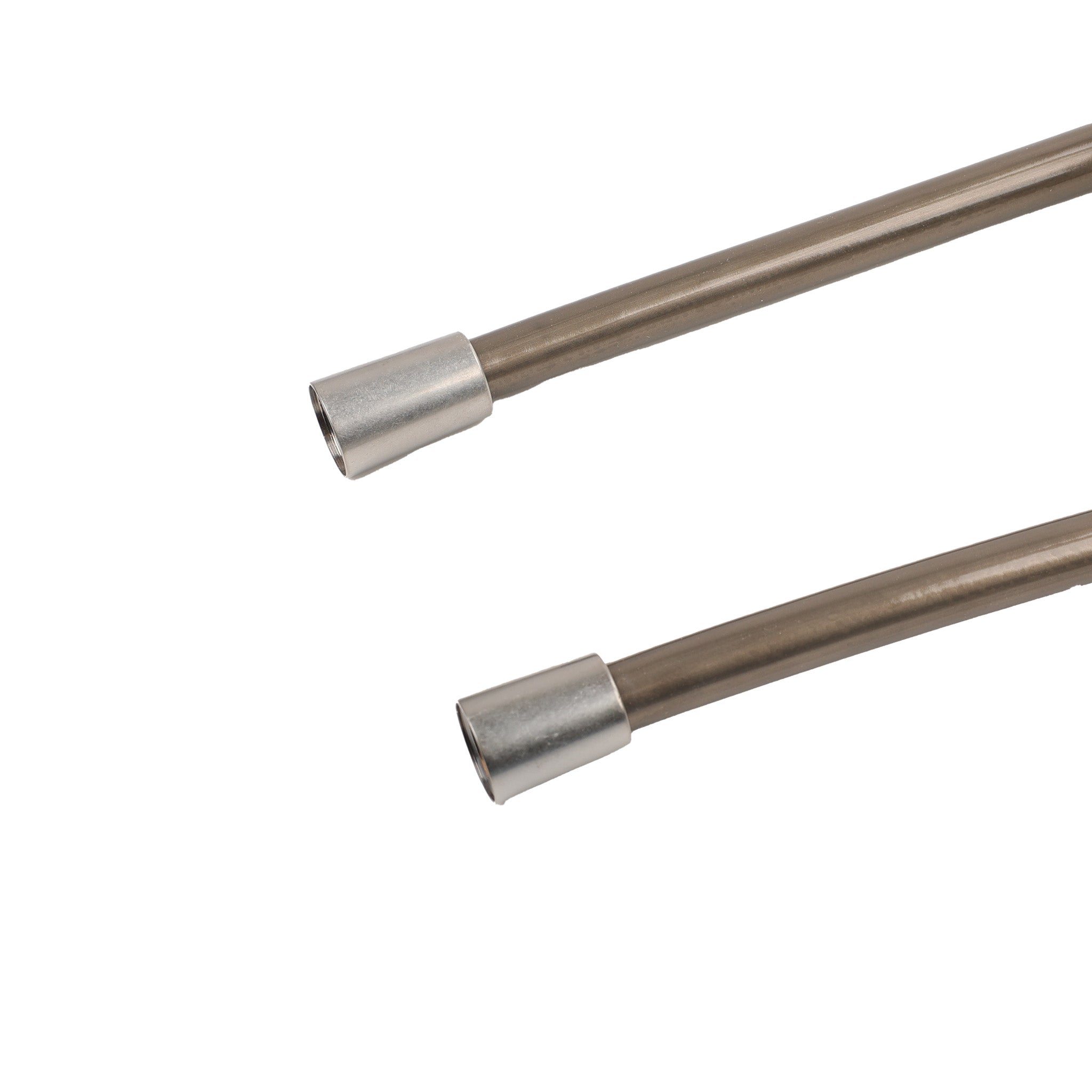 Fantini Brauseschlauch-150cm-gerollt-Raw Metal-Detailansicht