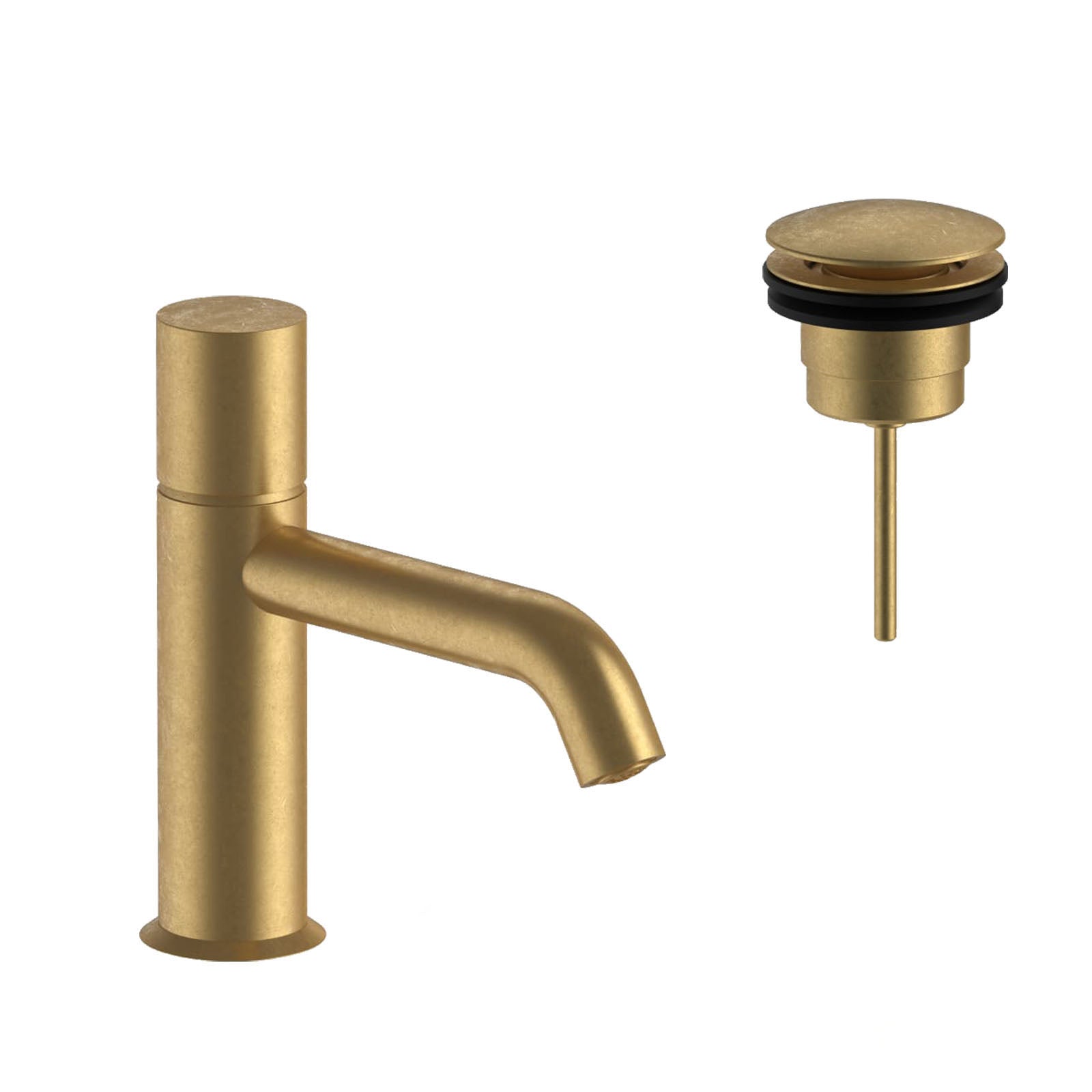 Waschtischmischer Fantini Nostromo 50 Q7 E904F Pure Brass PVD