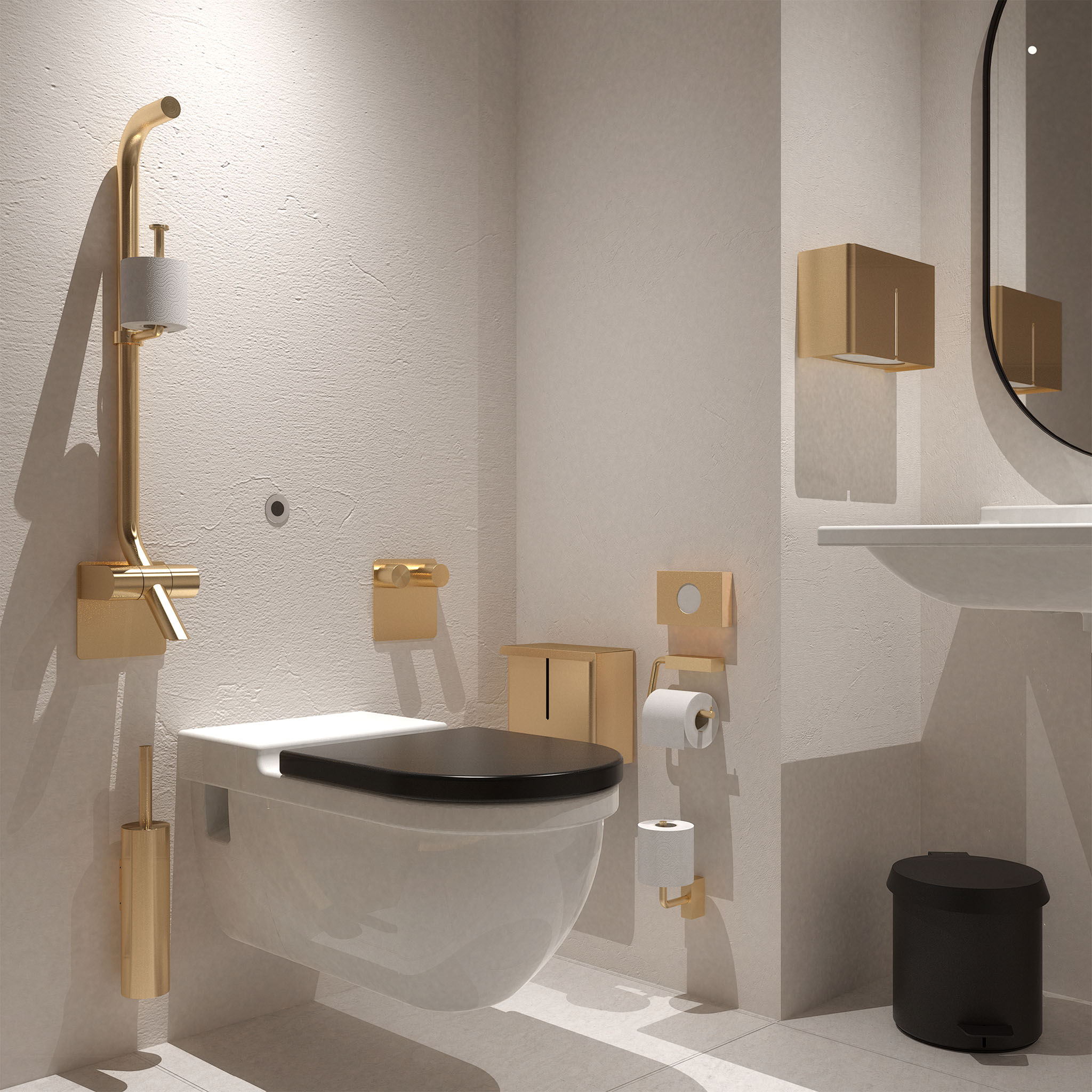 Wall-mounted toilet brush NOVA2 1911