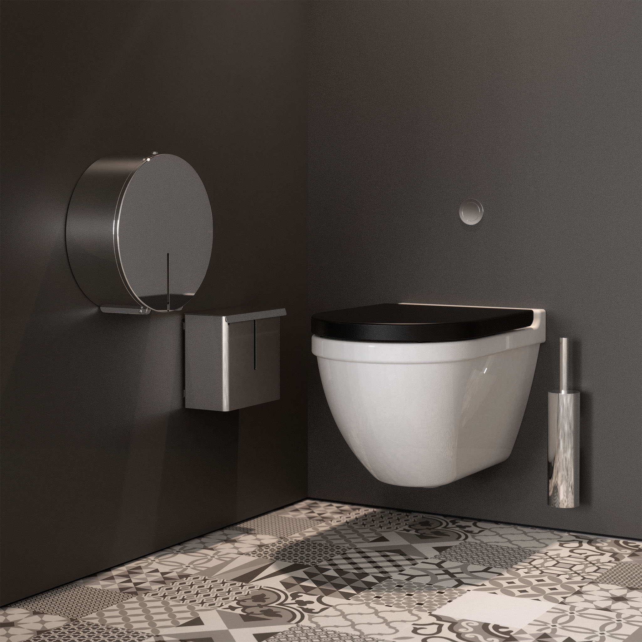 Toilet roll holder for large rolls NOVA2 1972