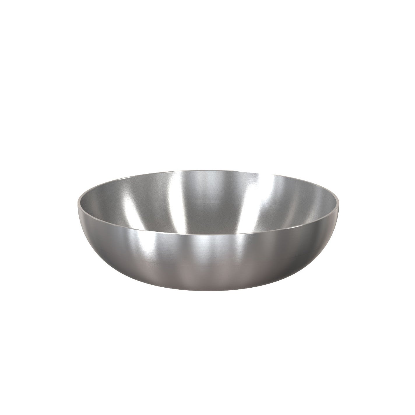 Minimalistische Schale aus gebürstetem Edelstahl – praktische Ablage für Badaccessoires oder Schmuck.