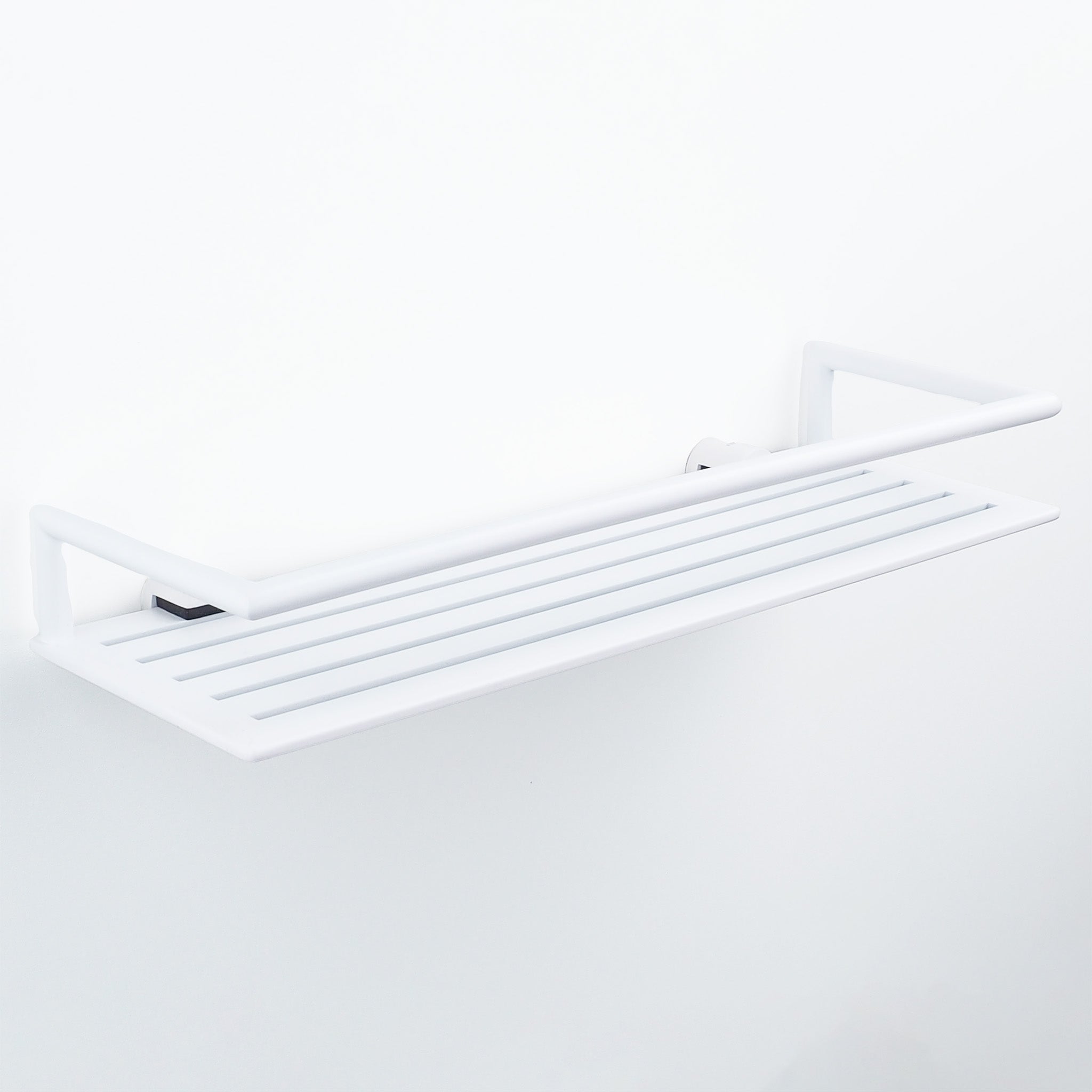 Frost Duschablage 1937-1 in Weiß matt – minimalistisches Badaccessoire für helle Badezimmer.