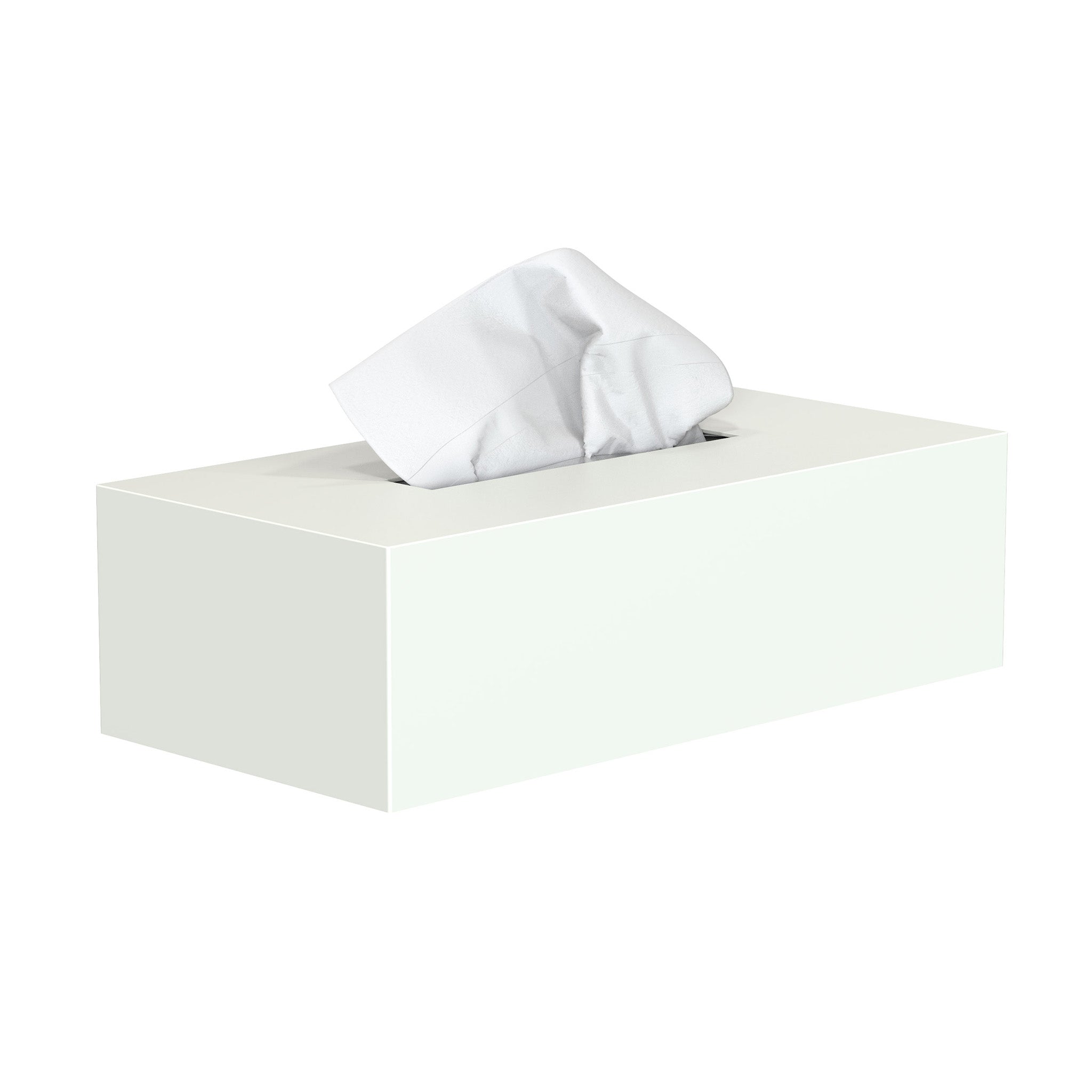 Moderne Tücherbox in Weiß matt – dezente Eleganz für skandinavisch inspirierte Badezimmer von Frost Denmark.