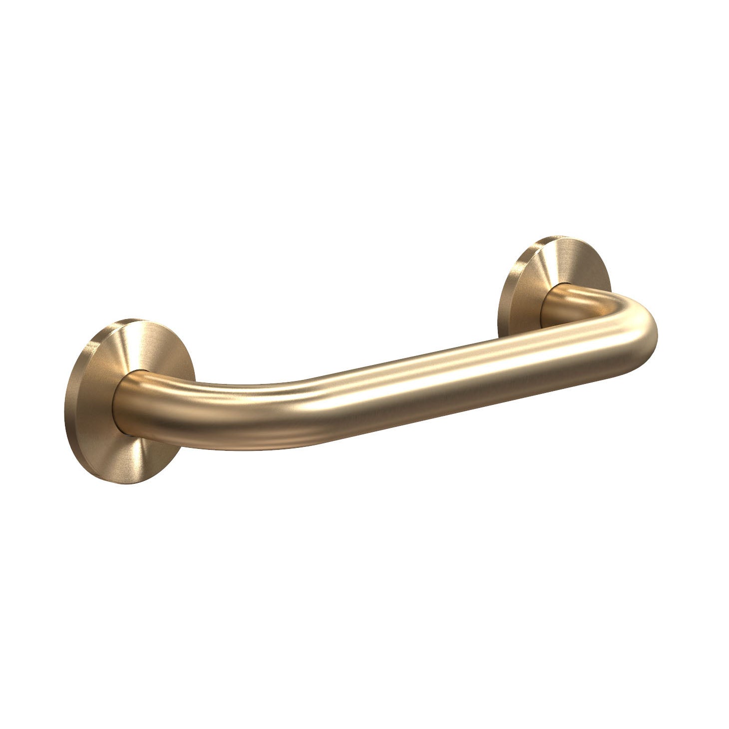 Hochwertiger Wandhaltegriff in gebürstetem Gold – 30 cm Design für sicheres Festhalten