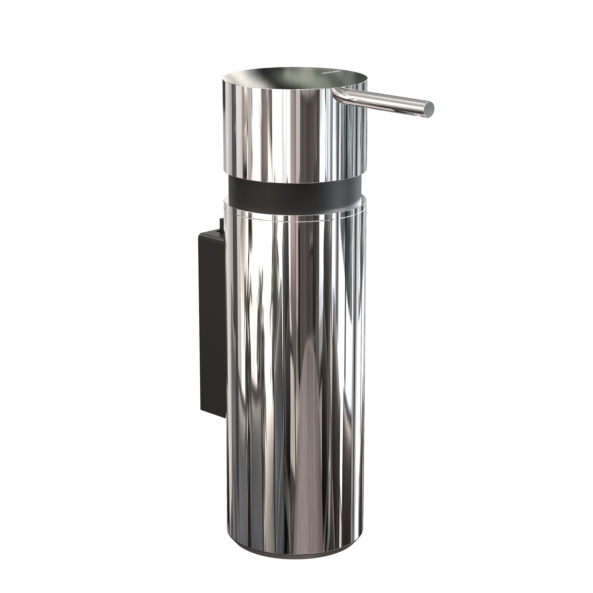 Wandseifenspender von Frost Denmark in Edelstahl poliert – elegantes, skandinavisches Design für moderne Badezimmer.
