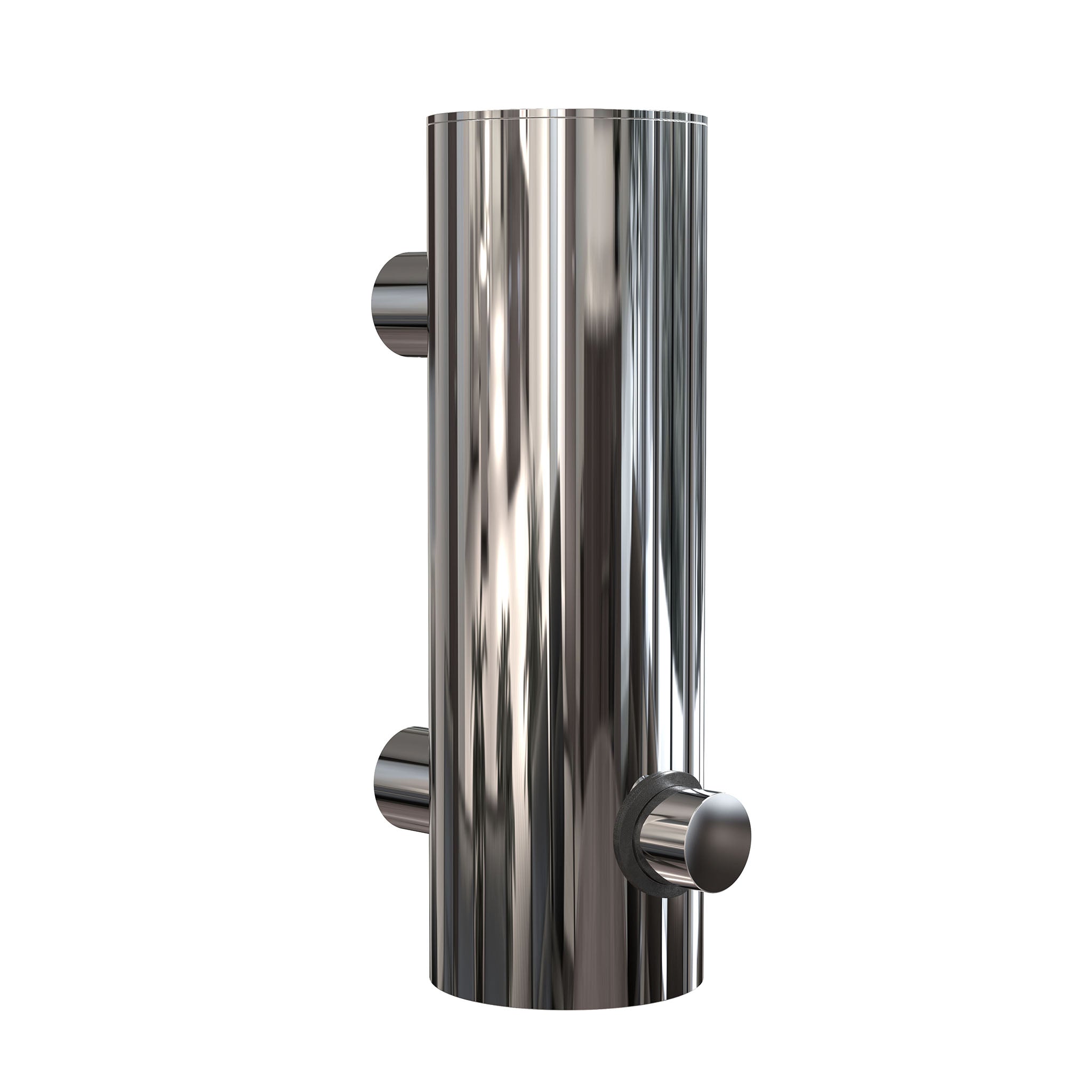 Wandseifenspender aus Edelstahl poliert mit 200 ml Volumen – minimalistisches Design aus der Nova2 Kollektion von Frost Denmark.