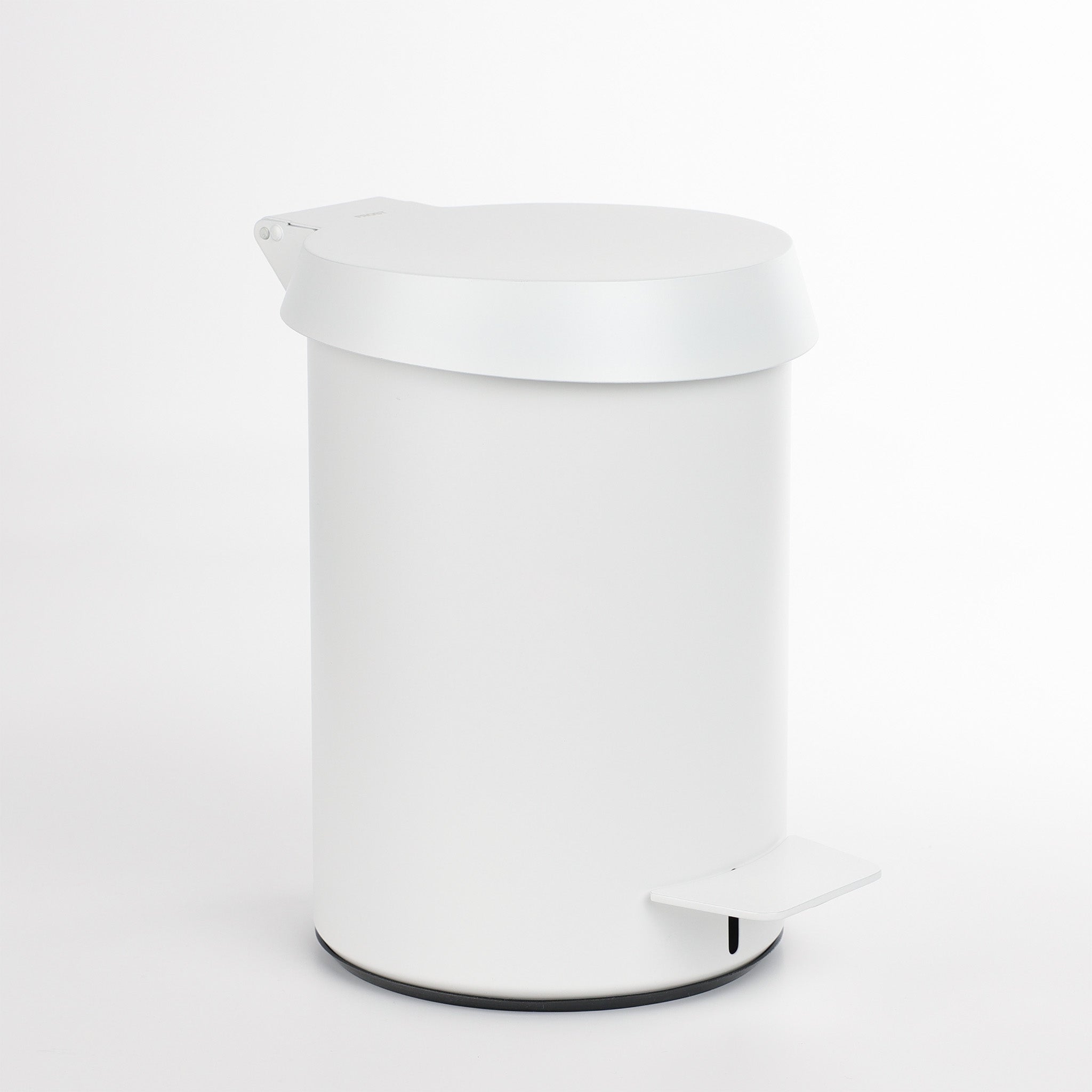 Kleiner Frost Denmark Nova2 Badeimer 3000 in Weiß matt mit Soft Close Funktion und 3 Liter Volumen für Badezimmer und Gäste WC