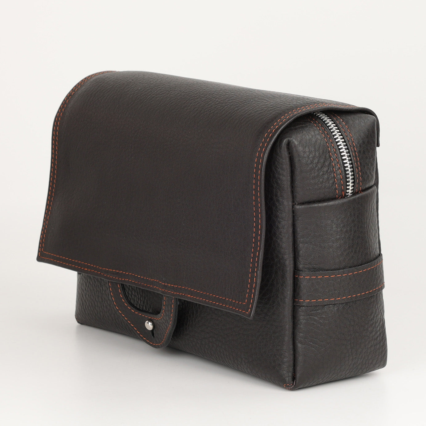 Trousse de toilette roulante - brun foncé