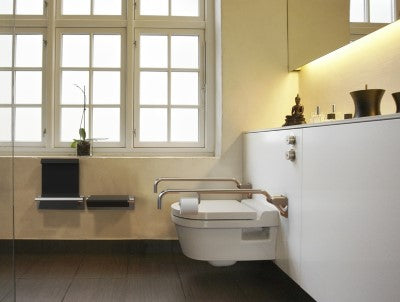 Frost Denmark Armlehne für Toilette Gebürstet