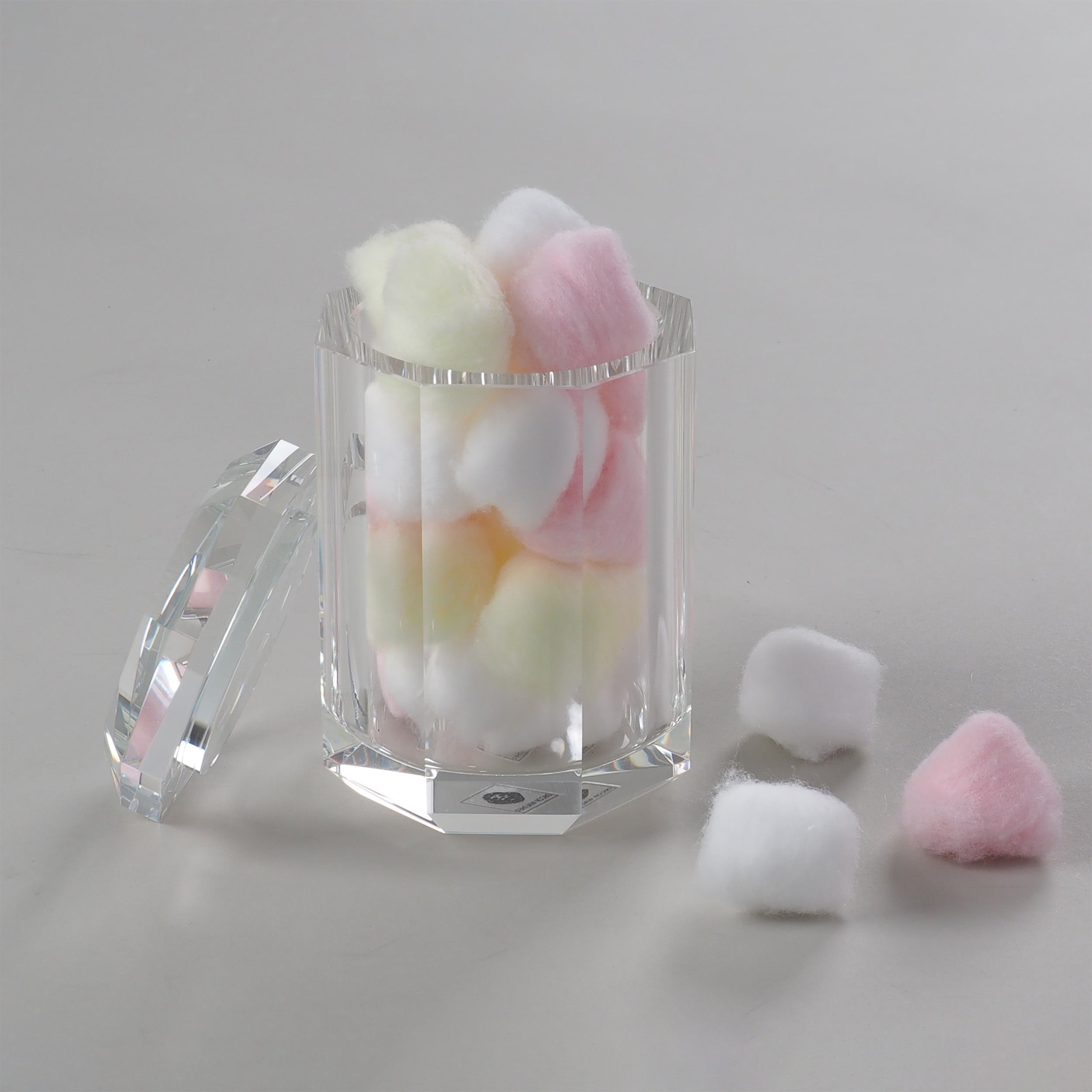 Decor Walther Kristall Serie Becher mit Deckel.