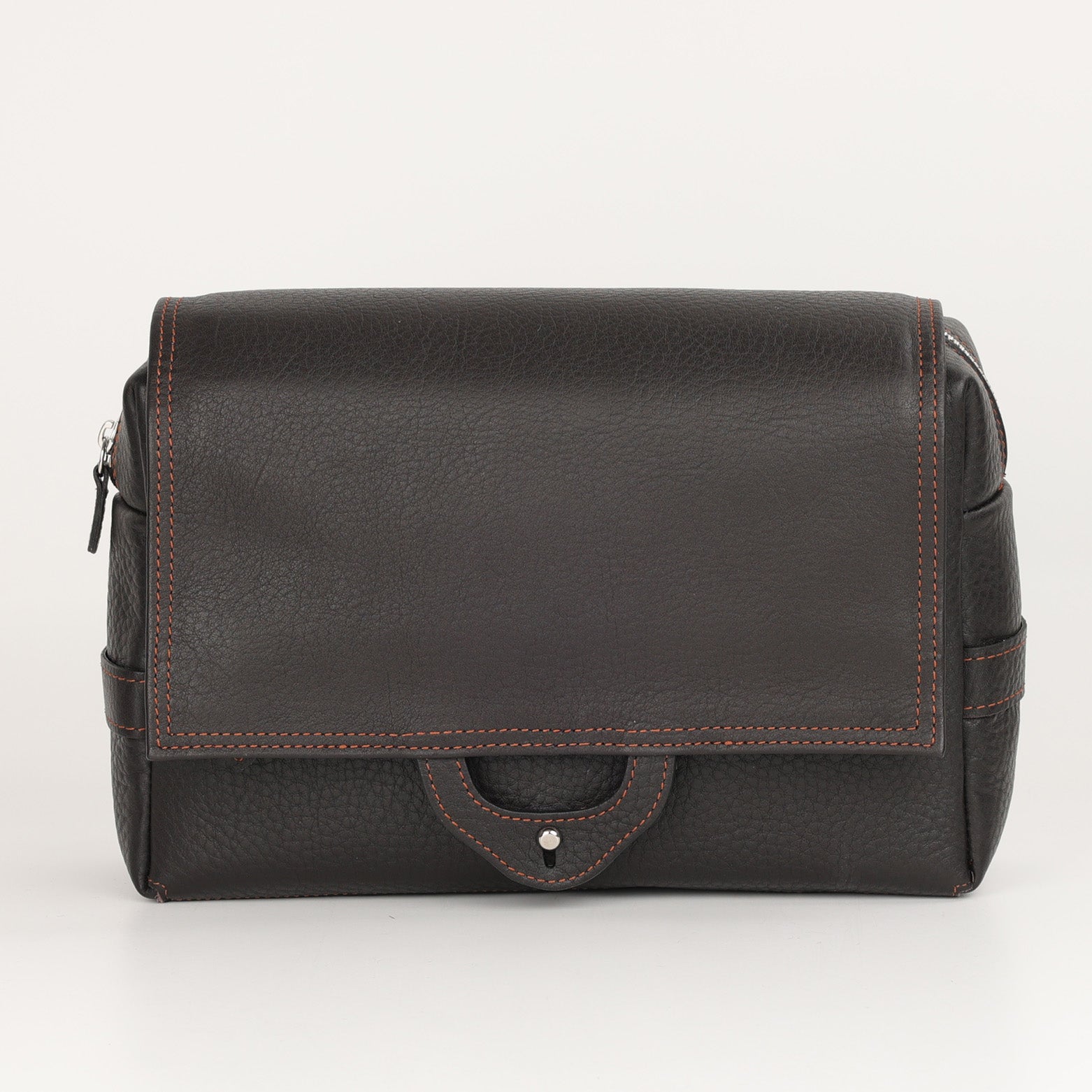 Trousse de toilette roulante - brun foncé