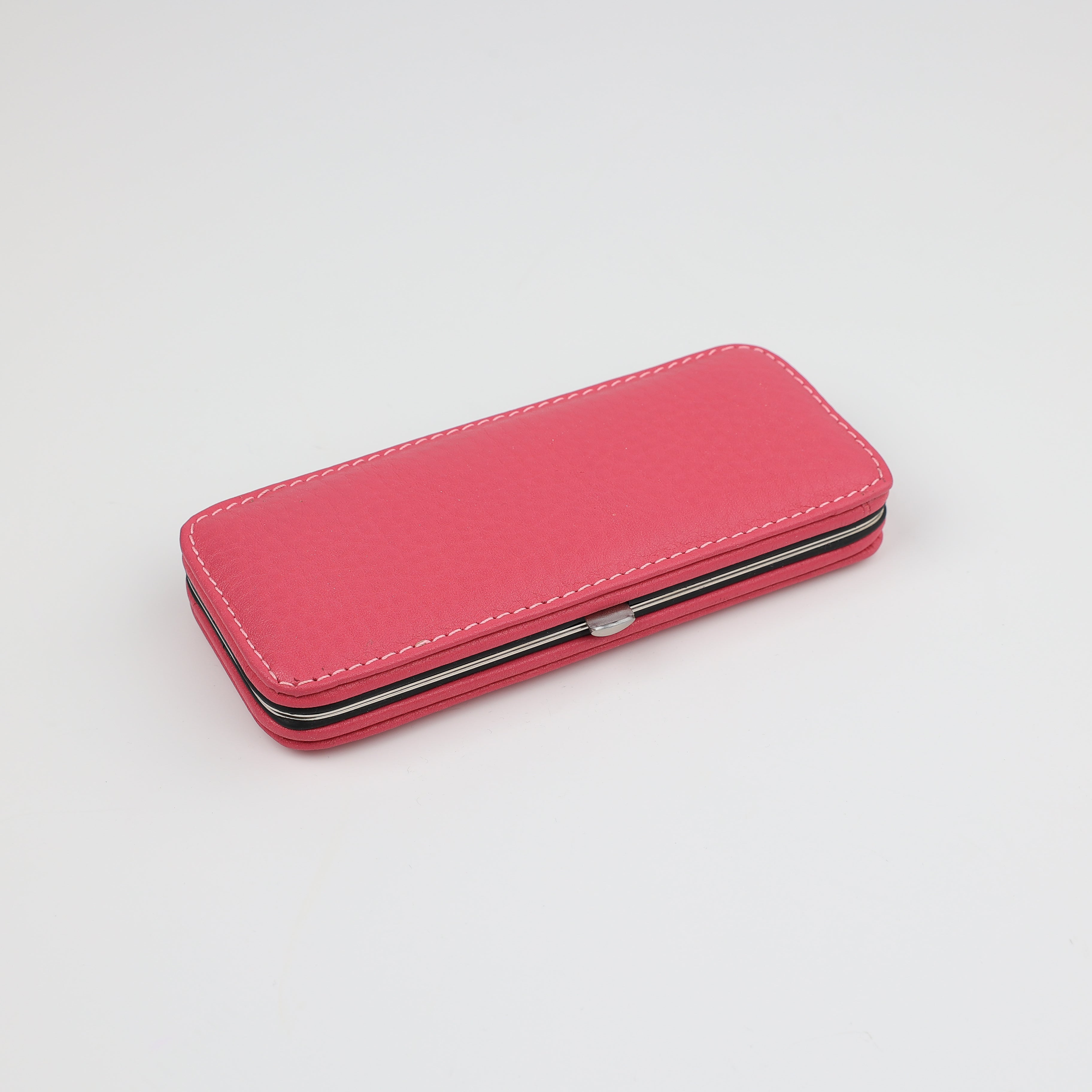 Großes Maniküre Etui 5-Teilig - Frame (L) - pink