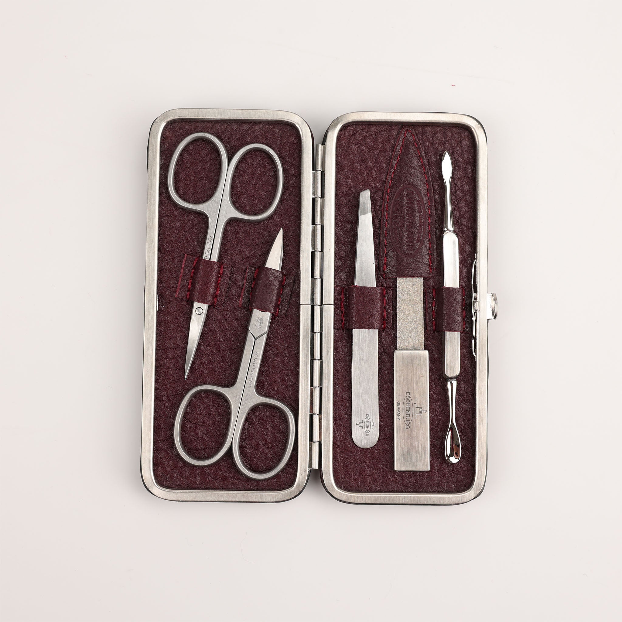 Ensemble de manucure en cuir, Frame L - 5 pièces