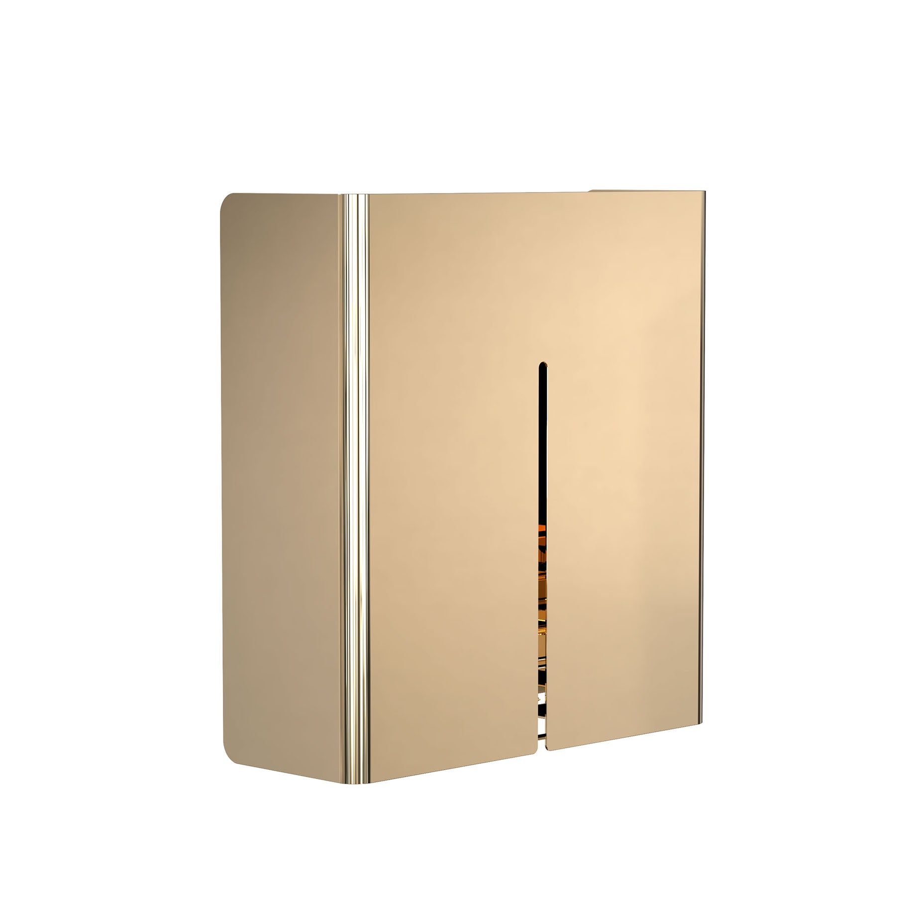 Eleganter Papierspender 1944 in poliertem Gold – luxuriöse Wandlösung von Frost Denmark für hochwertige Bäder